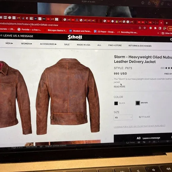 Schott Storm Heavyweight Jacket